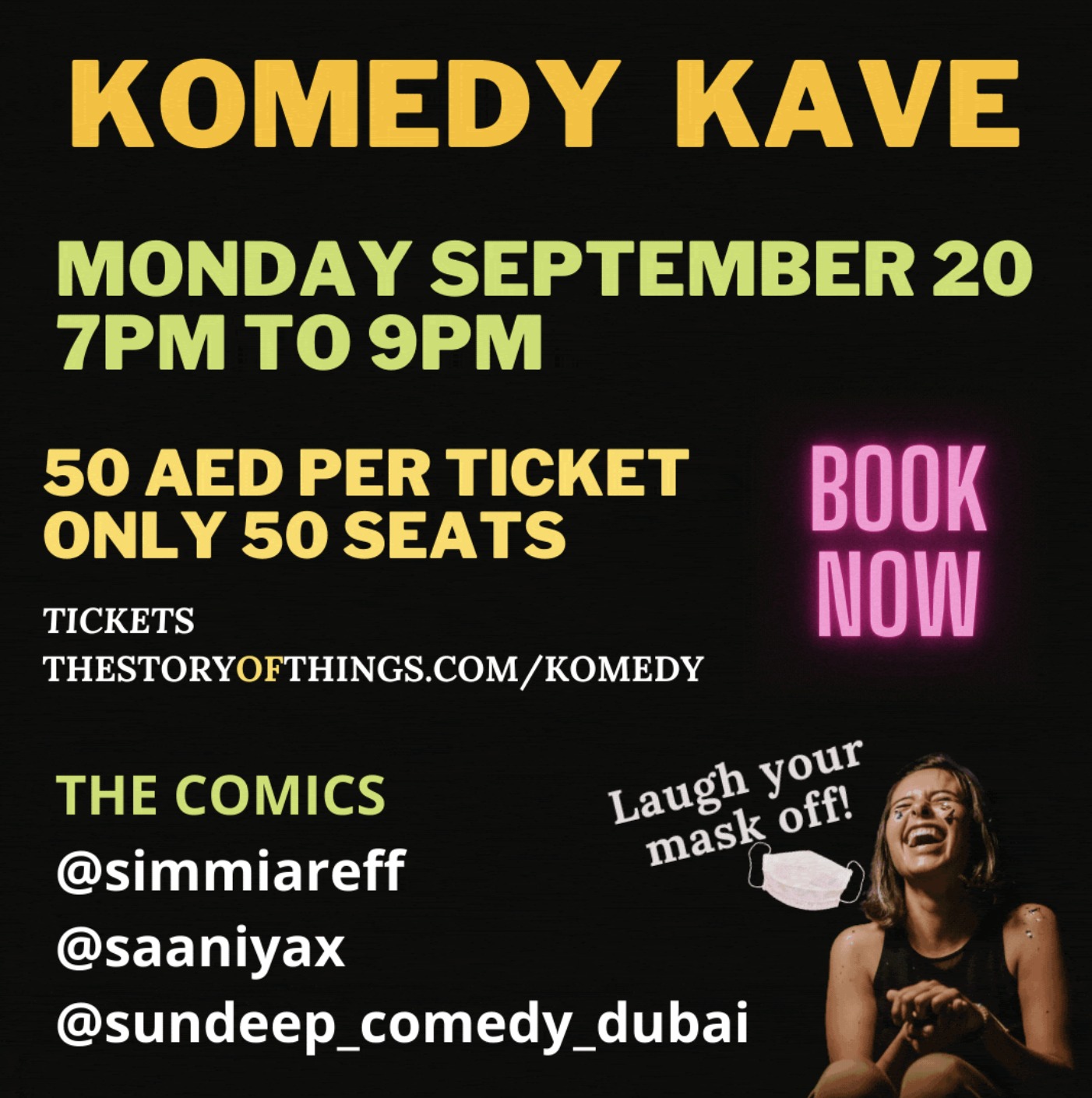 KOMEDY KAVE – Stand Up Comedy Night