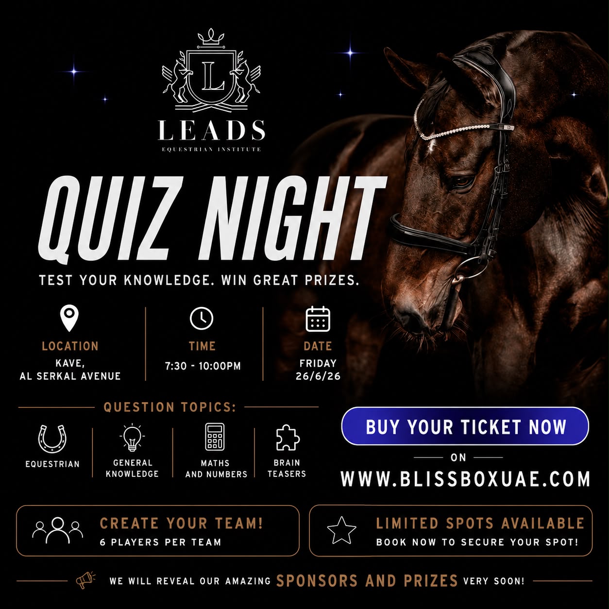 Leads Equestrian Quiz Night