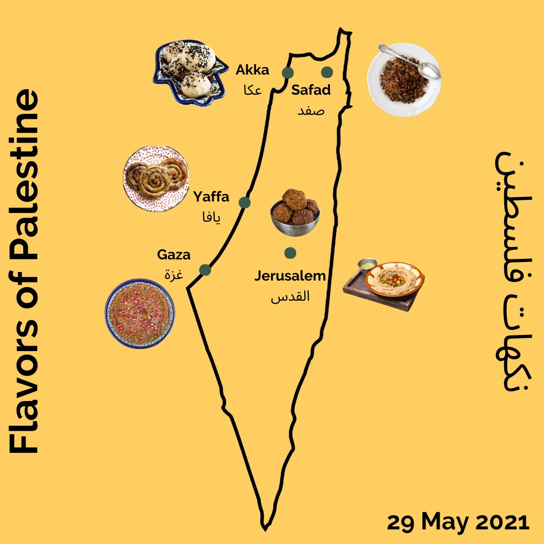 12pm onwards – Flavors of Palestine with Haya’s Kitchen