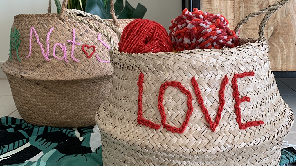 DIY Basket Embroidery Workshop