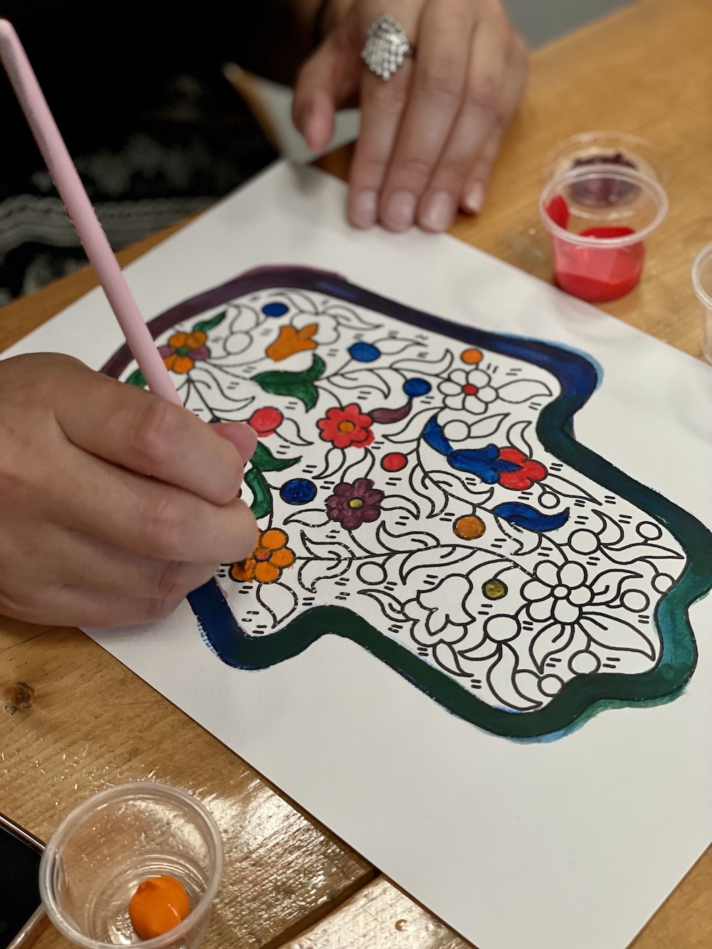 Painting Workshop inspired by Hebron Ceramic Patterns