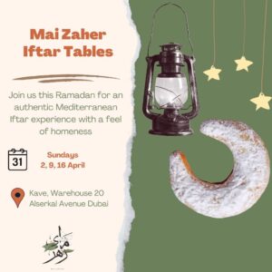 Mai Zaher Iftar - 2 April Ticket