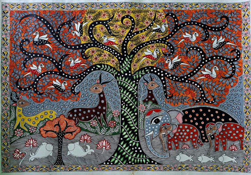 Indian folk art- Madhubani painting