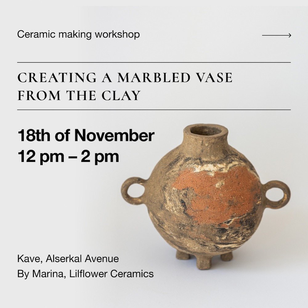 CREATING A MARBLED VASE FROM THE CLAY