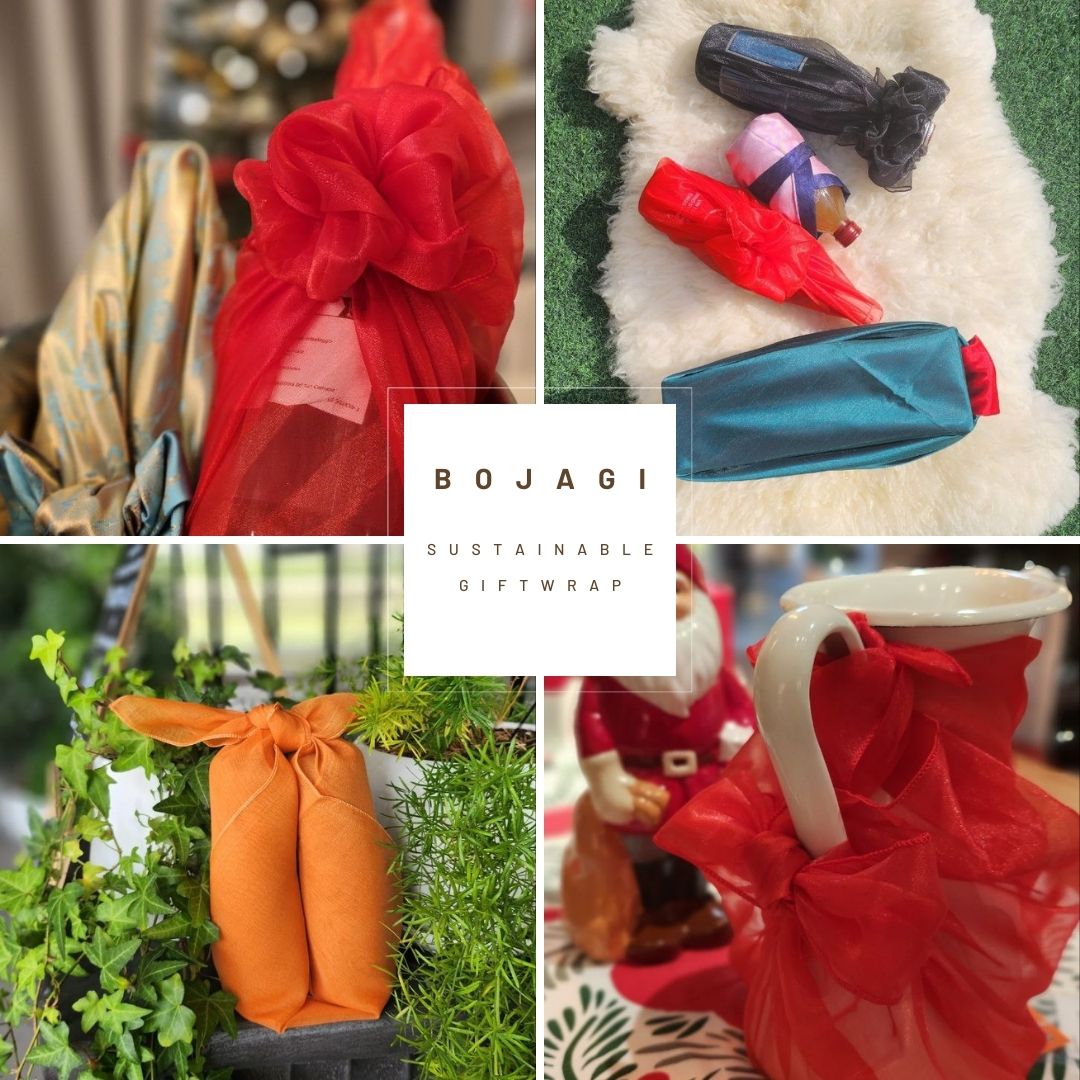 Wrap your festive gift with Bojagi (Bottle wrapping)