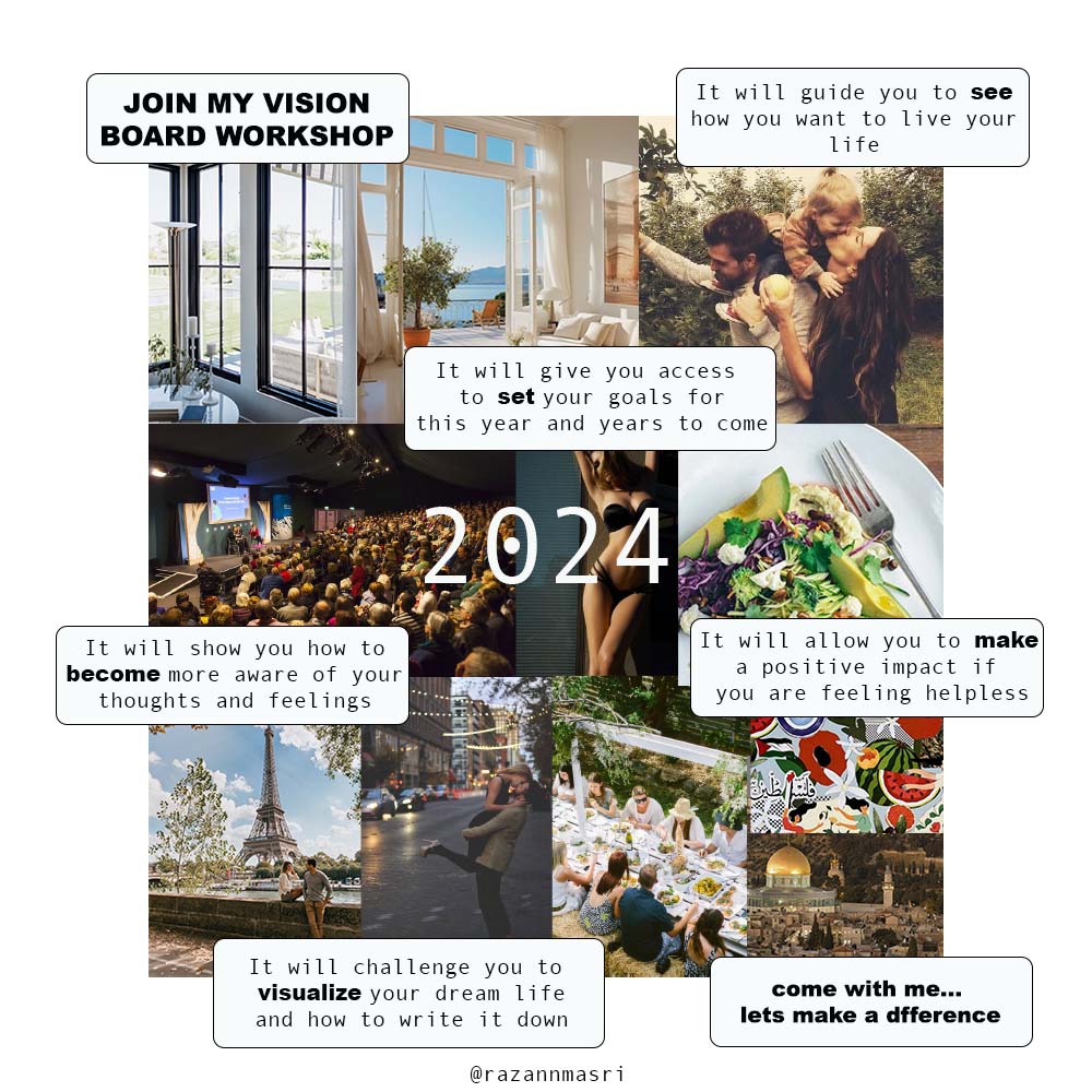Create Your Vision Board with Razan
