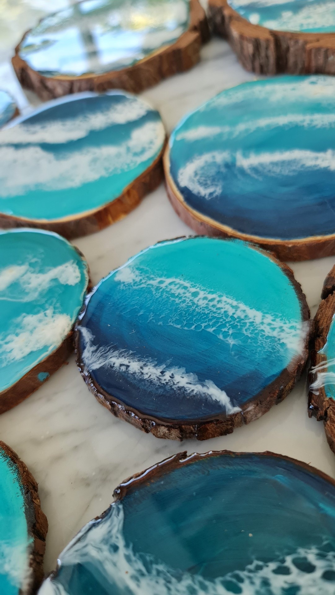 Beach Resin Art