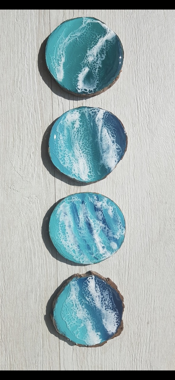 Beach Resin Art