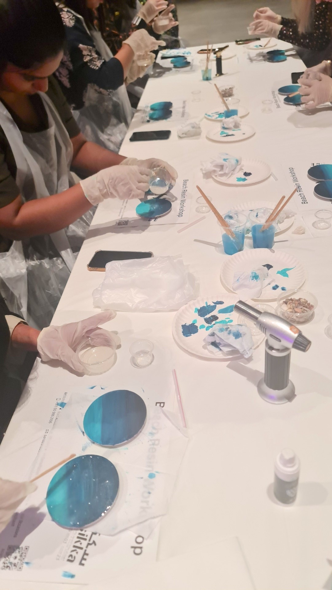 Beach resin workshop