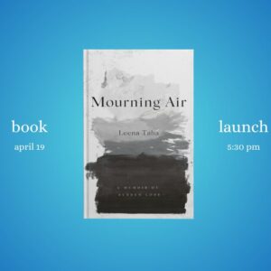 RSVP For book launch Mourning Air