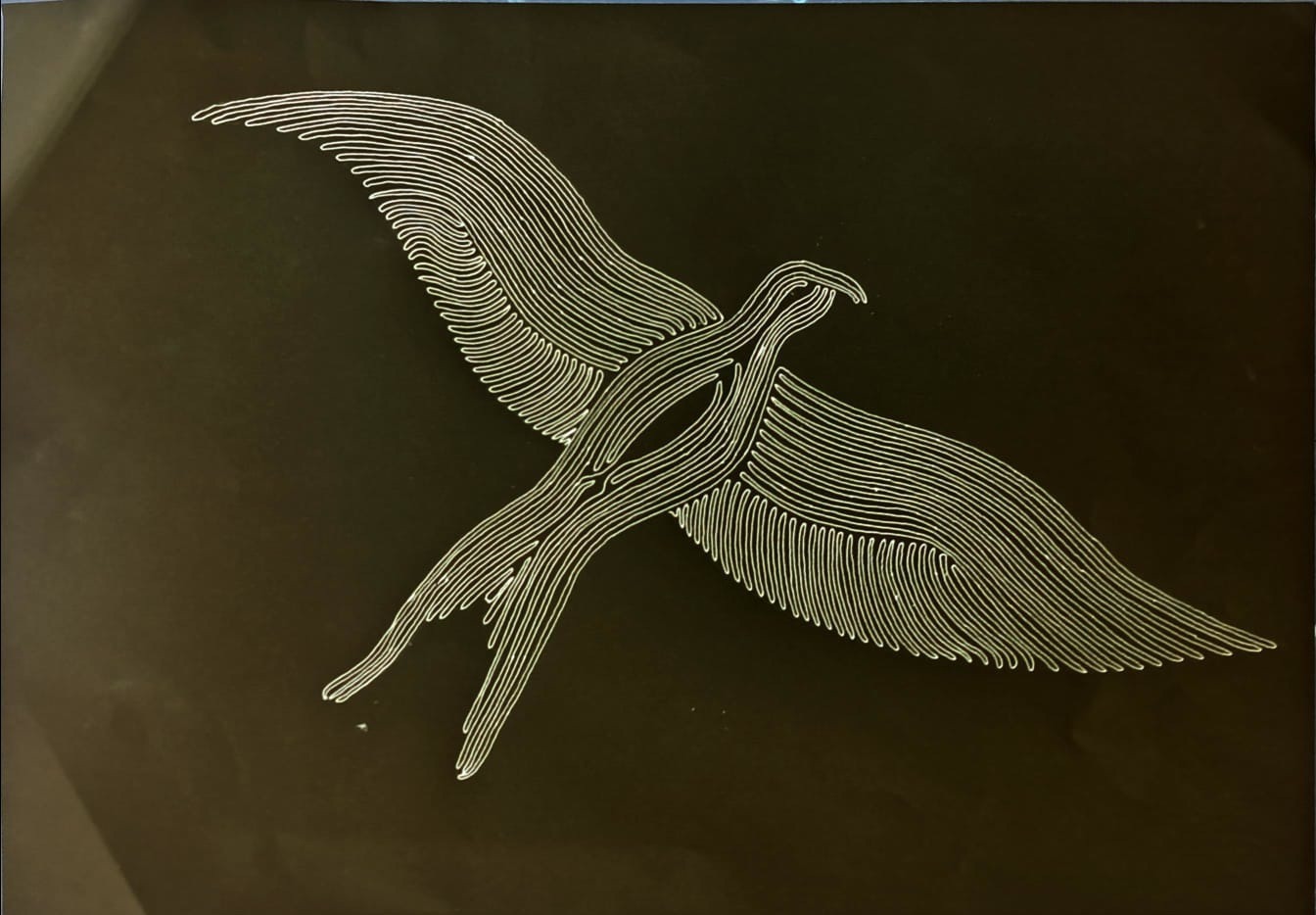 Breathing into lines of being