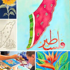 Colors of Palestine: Batik Coloring Workshop