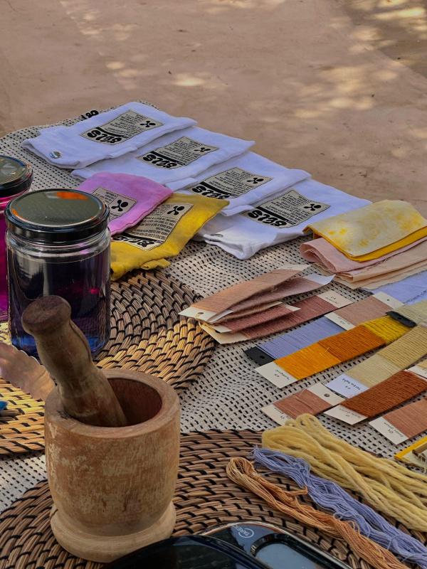 Natural pigments in textiles – From Earth to Skin, A Sensory Journey