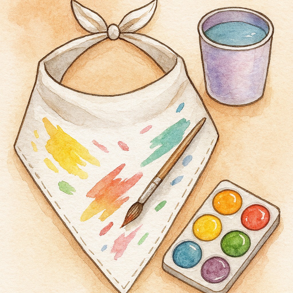 Paint Your Own Pet Bandana