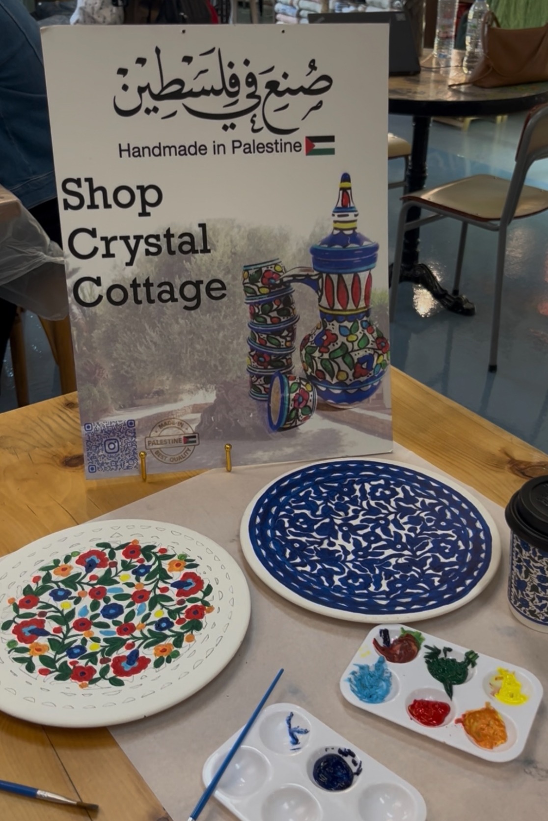 PALESTINIAN CERAMICS PAINTING WORKSHOP