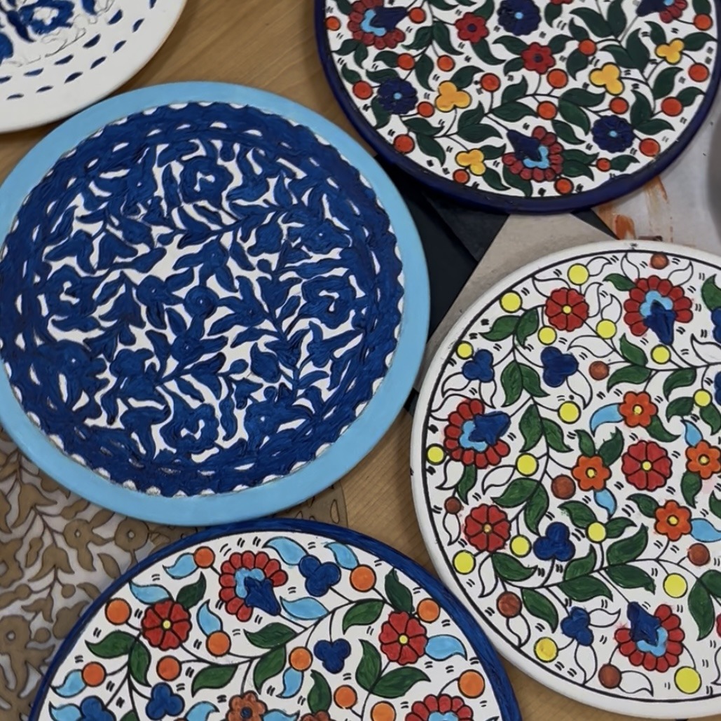 Palestinian Ceramics Painting Workshop