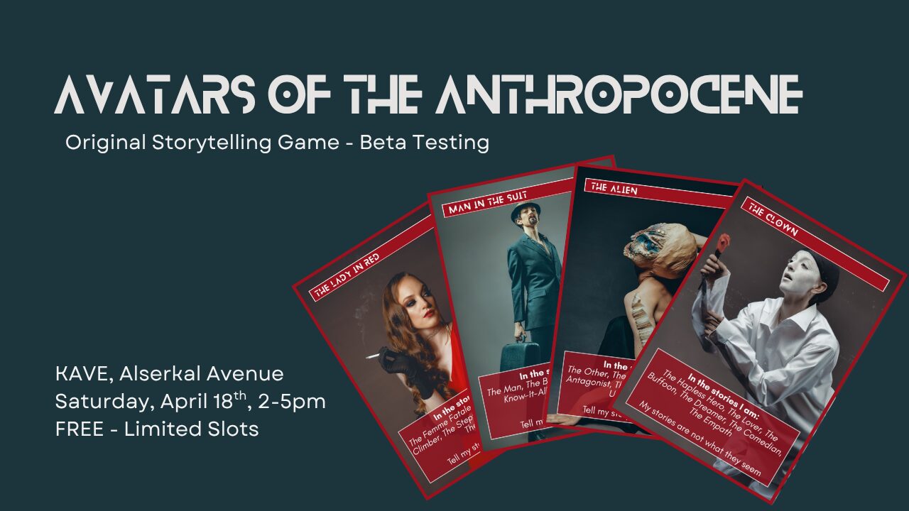 Avatars of the Anthropocene – Collaborative Storytelling Game Beta Testing (session 2)
