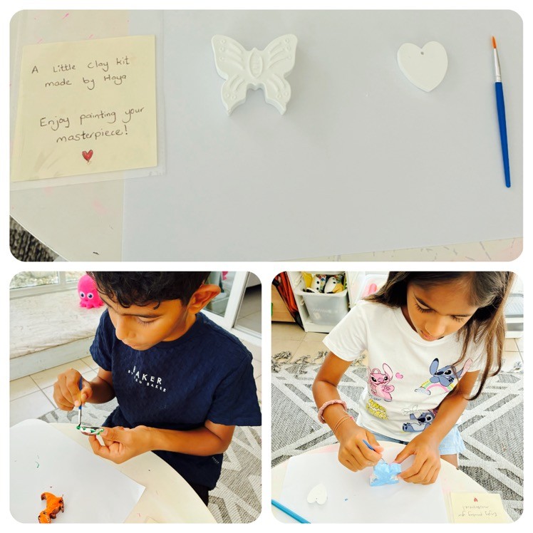 Clay Painting activity for Kids