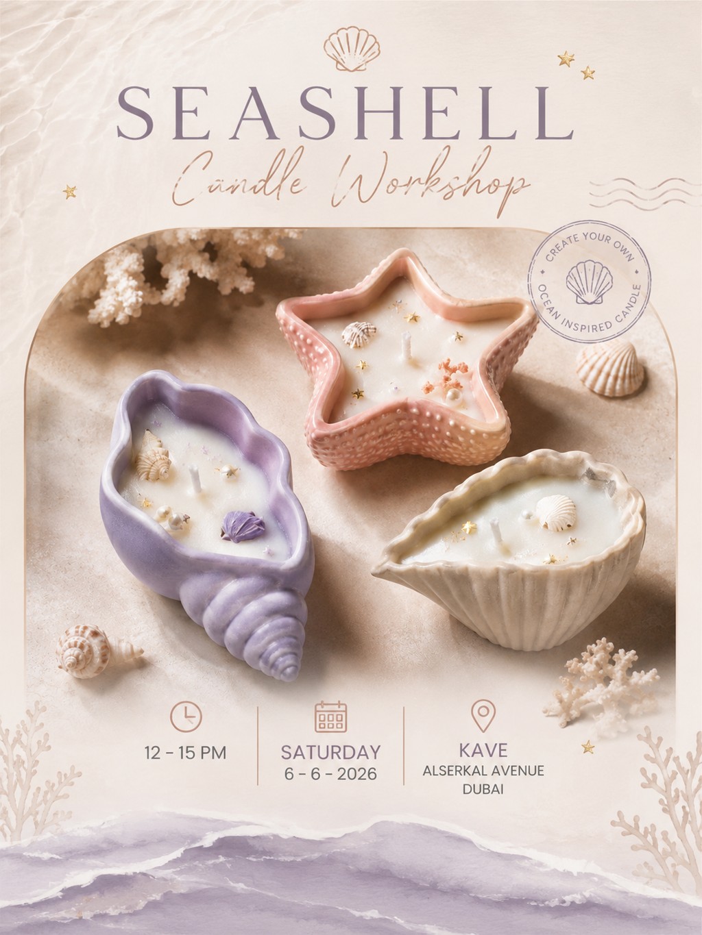 Seashell Candle Workshop
