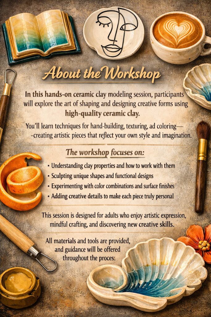 Ceramic Clay Modeling Workshop