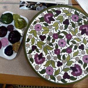 Meditative Palestinian Ceramics Painting